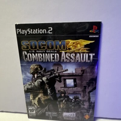 SOCOM: US Navy Seals Combined Assault (Sony PlayStation 2 Demo Disc, PS2) SEALED - Image 1 of 2