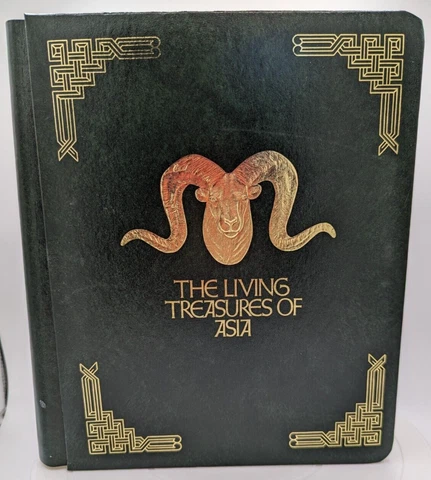 The Living Treasures Of Asia 23 Karat Gold Stamp Collection Lot 30 Complete Set Cover