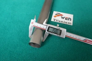 Tubo de titanio grado 9 (1,5" x 0,035" x 40") tubo de metal tubo redondo de 1-1/2 pulgada - Imagen 1 de 4