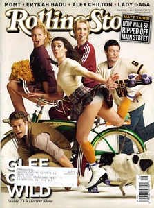 Rolling Stone Magazine April 15 2010 Glee Lady Gaga Matt Taibbi Erykah Badu MGMT - Picture 1 of 2