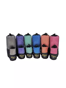 Microfibre Towel Sports Beach Yoga Swimming Bath Gym Travel - Picture 1 of 35