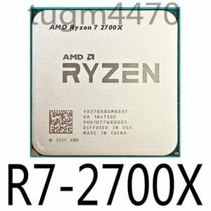AMD Ryzen 7 2700X R7-2700X 3.7GHz 8Core 16Thr 105W Socket AM4 CPU Processors - Bild 1 von 1