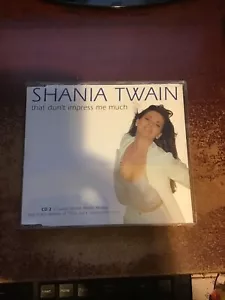 THAT DONT IMPRESS ME MUCH CD SINGLE VIDEO SHANIA TWAIN POP BIRTHDAY CHRISTMAS - Imagen 1 de 1