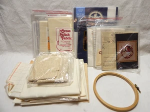 Cross Stitch Fabric 20 pieces - Picture 1 of 2