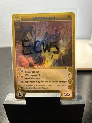 CHAOTIC RARE UBORAAN MAX ECWS (4-MAX STATS) CARD - Image 1 of 4