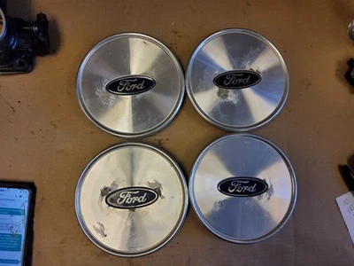 2003-2011 Ford Crown Victoria Vic P71 Aluminum Rim Center Cap SET 3W73-1A096-AA - Image 1 of 4