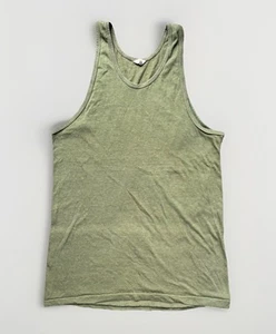 60s/70s Men’s 5050 Army Green Tank Top.Dacron/cotton.xs/s - Picture 1 of 7