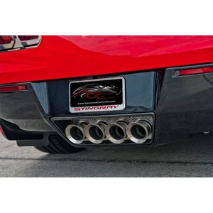 Perforated Exhaust Filler Plate for 2014-2019 Corvette Z06/GS w/NPP Dual Exhaust - Picture 1 of 6