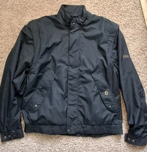 Footjoy Men's Large Dryjoys Jacket Black Full Zip Off Sleeves Wind Rain Golf L  - Picture 1 of 15