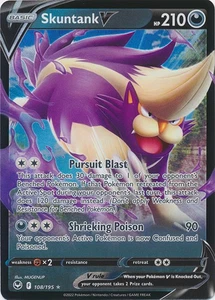 Holo Skuntank V 108/195 Ultra Rare SWSH12: Silver Tempest - Picture 1 of 1