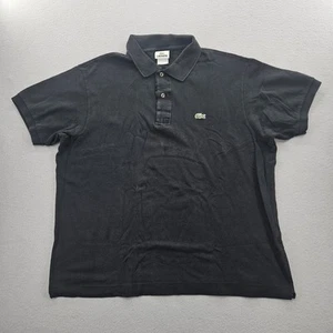 Lacoste Poloshirt Herren Größe M Schwarz Baumwolle Classic Fit - Bild 1 von 10