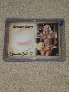 Spencer Scott Collectors Expo Autograph Signed Kiss Card Model #3 - Picture 1 of 2
