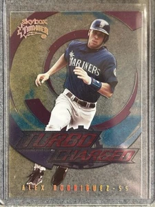 1999 Skybox Thunder TURBO CHARGED #8 Alex Rodriguez Mariners RARE ACETATE INSERT - Picture 1 of 1