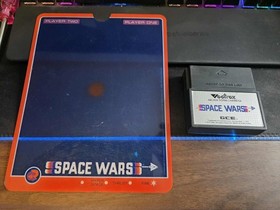 🚀🌌 Vectrex Space Wars Cartridge + Screen Overlay &ndash; GCE &ndash; Classic Vector Game