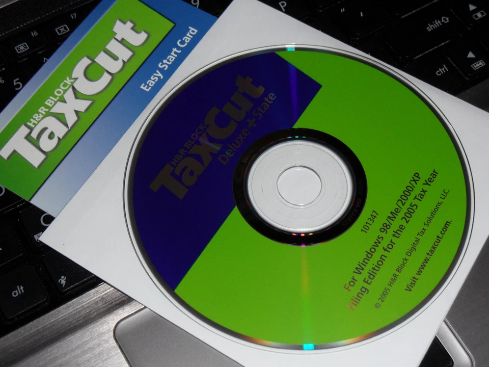 2005 TaxCut DELUXE Federal Taxes turbo H&R Block Tax Cut New Original sealed CD! - Image 1 of 1