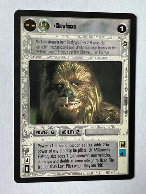 Star Wars CCG Chewbacca A New Hope Limited Edition SWCCG NM/LP - Image 1 of 2