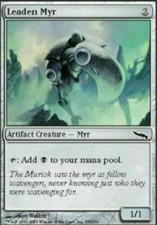 X4 Leaden Myr Mirrodin Played MTG Magic DNA GAMES