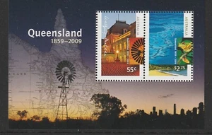 Australia 2009: Queensland - Hoja miniatura 150 años. Como nuevo nunca montado. - Imagen 1 de 1