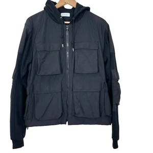 John Elliott Jacke Herren Nylon Paneliert Allzweck Schwarz Größe Small - Bild 1 von 12