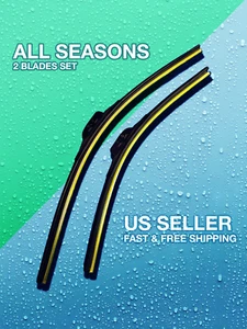 Windshield Wiper Blades OEM Quality J-Hook For 1999-2002 Daewoo Lanos - Bild 1 von 8