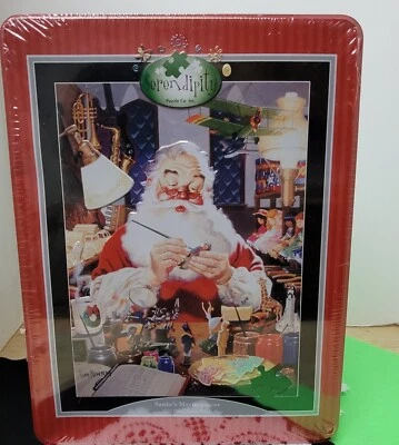 SERENDIPITY головоломка Санта шедевры 1500 шт. коллекционеров олово☆ новый/запечатанный! - Изображение 1 из 4