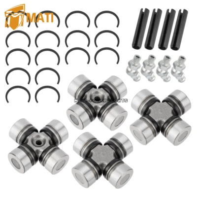 Eje de hélice delantero trasero 4 piezas junta en U para Polaris Ranger 700/XP 700 4x4/6x6 2005-09 Foto 1 de 4