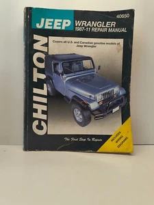 Chilton Jeep Wrangler 1987-2011 Repair Manual - Foto 1 di 7