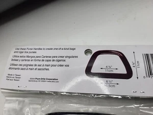 Bolso de plástico negro acrílico con asas para monedero diseño boutique NOS - Imagen 1 de 2