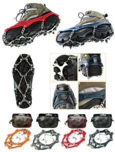 MEDIUM - Snowline Chainsen Pro Rock Fishing Ice Spikes Cleats Made in Korea - Picture 1 of 5