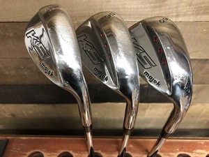 USADO RH Majek Golf Senior Juego de cuñas para hombre 52° GW/56° SW/60° LW acero 55-B76N - Imagen 1 de 9