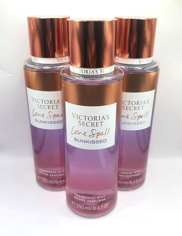VICTORIA'S SECRET LOVE SPELL NIEBLA CORPORAL HUNDIDA 8,4 FL OZ (JUEGO DE 3) Foto 1 de 1