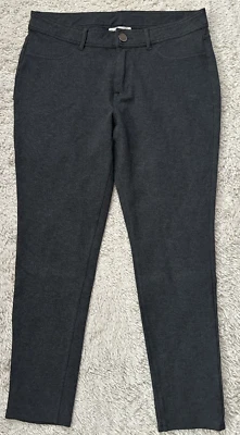 Calça skinny elástica frontal plana cinza carvão tamanho 14 feminina SEVEN7 - Imagem 1 de 4