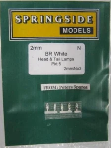 Springside SPN3 BR Head and Tail lamps (Pk5) N Gauge - Picture 1 of 1