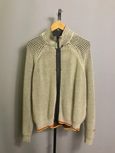 Diesel K-Madison Jersey Punto Cremallera Completa Beige Hombre Talla L - Imagen 1 de 11
