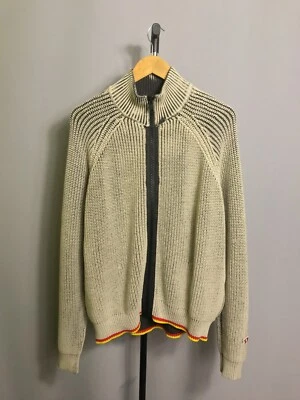 Diesel K-Madison Jersey Punto Cremallera Completa Beige Hombre Talla L Foto 1 de 4