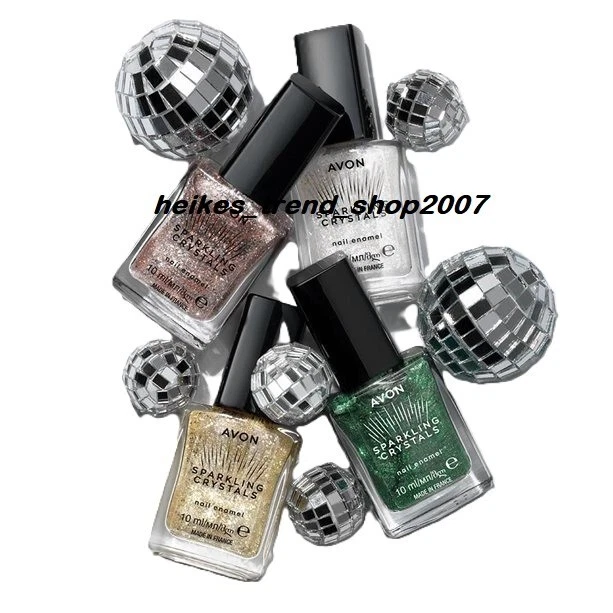 AVON Crushed Crystals Glitter Nagellack , 3D- Sand Effekt, limitiert, wieder da - Bild 1 von 1