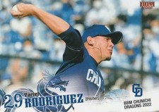 Yariel Rodriguez Baseball Card BBM 2022 Team Card Chunichi Dragons Next MLB