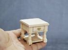 AirAds Dollhouse 1:12 scale furniture night stand side table unfinished wood