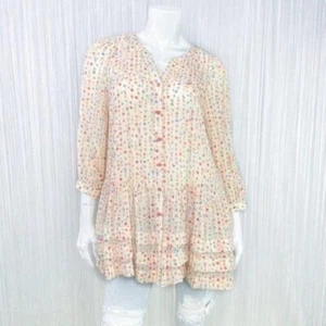 MAEVE Small Paccia Tunika Bluse geometrische Form leicht Sommer Frühling - Bild 1 von 8