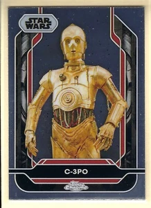 2024 Topps Chrome Star Wars Costco Super Box C-3PO #109 Card - Picture 1 of 2