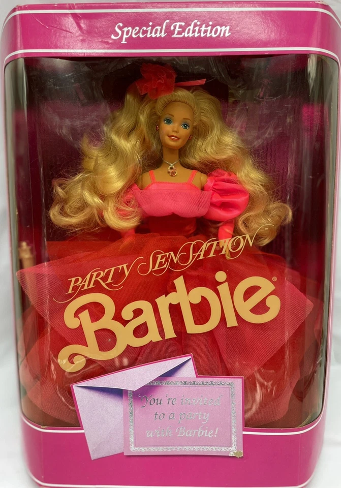 1990 Mattel Party Sensation Barbie Special Edition NRFB M304