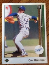 1989 Upper Deck Orel Hershiser #130 Dodgers