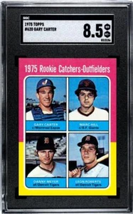 1975 TOPPS BASEBALL GARY CARTER ROOKIE CARD #620 SGC 8.5 NM-MT+ - Picture 1 of 2