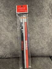 Coca Cola Set Of 3 Pencils With Rubbers - Trade mark  Stationery New