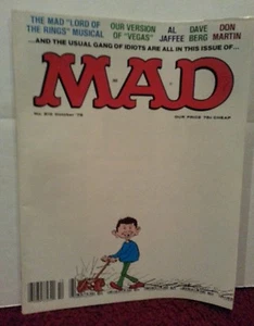 MAD Magazin Nr. 210 Oktober 1979 Der verrückte "Herr der Ringe" Musical SCHÖN       - Bild 1 von 2
