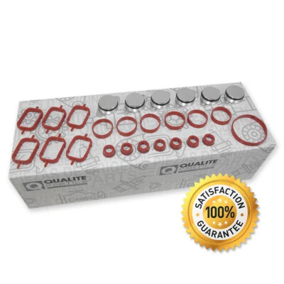 OEM DRALLKLAPPEN DICHTUNGSSATZ FÜR BMW M57 6x 32mm FLAPS STÜTZRINGE ANSAUGBRÜCKE