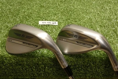 Titleist Vokey SM10 Tour Chrome 52/56* 08/10* Gap/Sand Wedge Set DG Steel New - Image 1 of 4