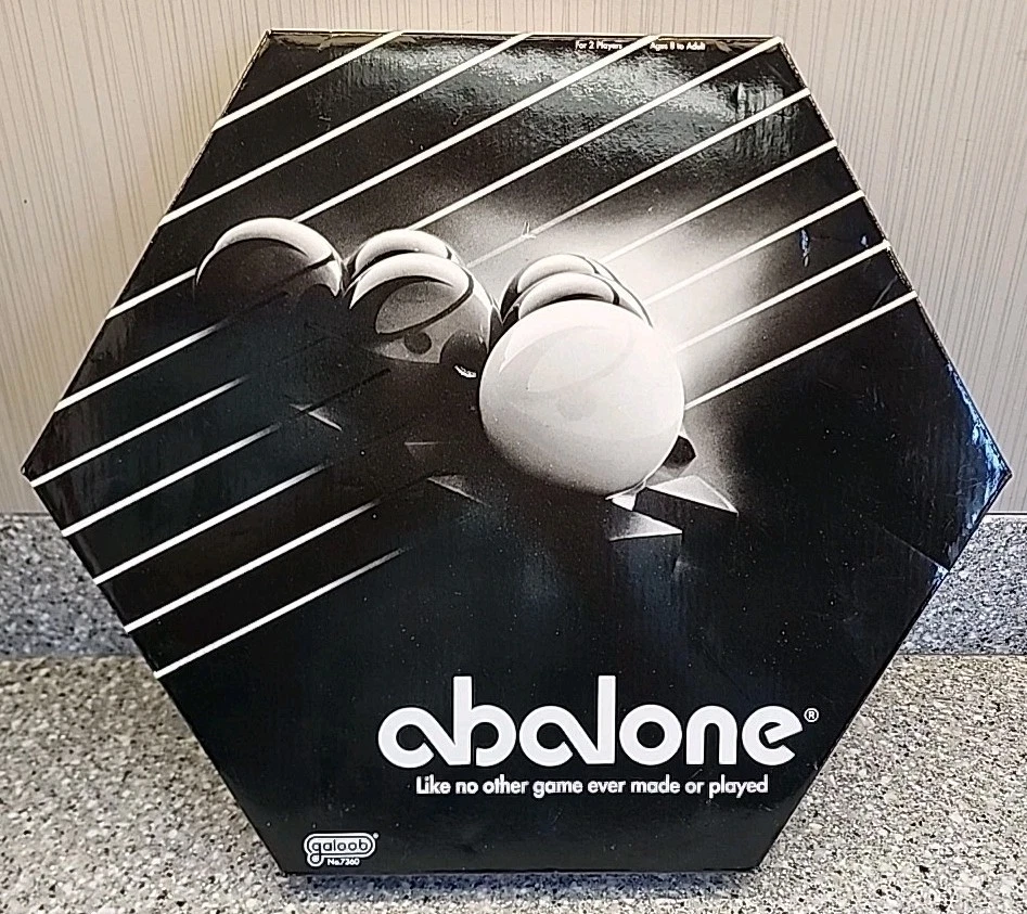 Abalone Board Game 7360 1990 Galoob Complete - Image 1 of 4