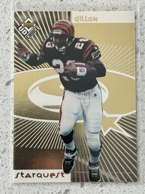 1998 Upper Deck UD Choice Starquest Gold Corey Dillon /100 SP Insert Bengals #17 - Image 1 of 4
