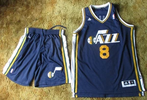 NBA Utah Jazz Deron Williams #8 Azul Oscuro Adidas Camiseta y Pantalones Cortos Talla XL - Imagen 1 de 11